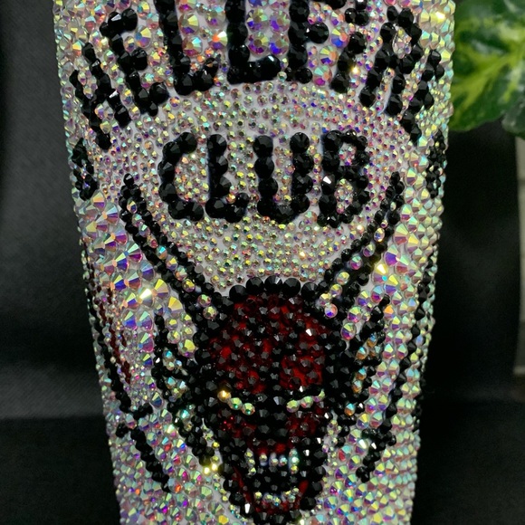 20 ounce bling hellfire club tumbler handmade